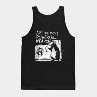 Art is the Most Powerful Weapon Tank Top